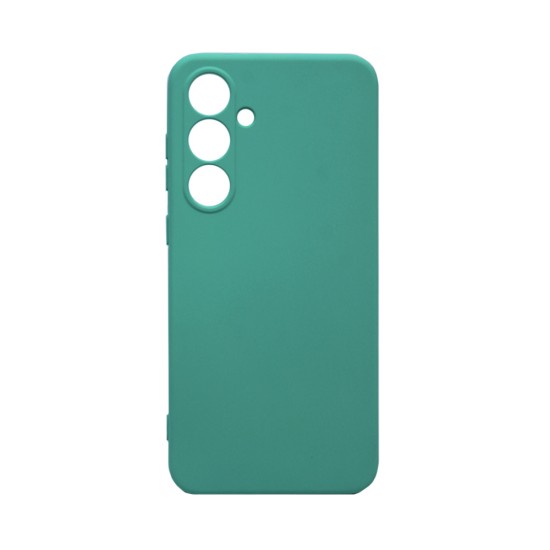 Capa de Silicone com Moldura de Câmera para Samsung Galaxy S24 FE Verde Mar Capa de Silicone com Moldura de Câmera para Samsung Galaxy S24 FE Verde Mar